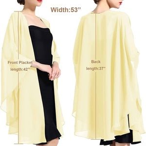 Shawl Wrap Chiffon Scarf For Women Evening Dresses Wedding